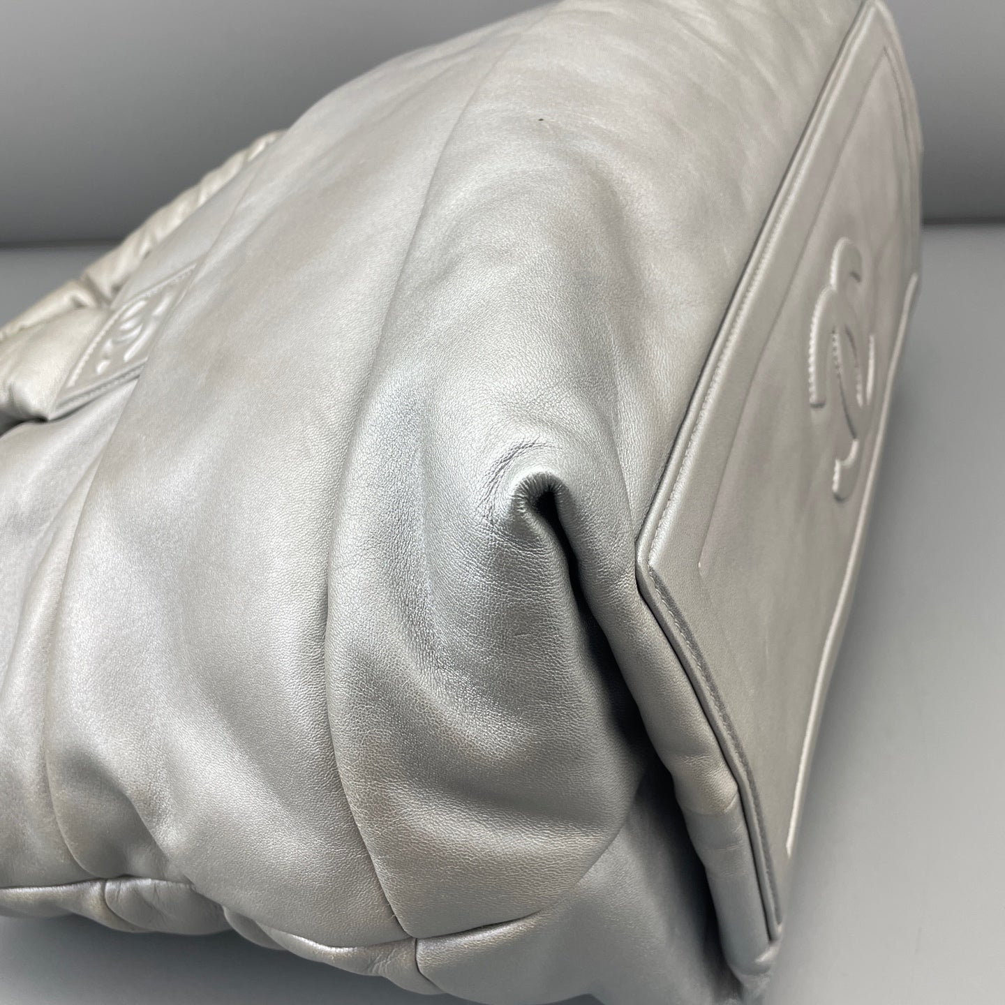 Chanel - Cocoon - Leather - Silver - (large)