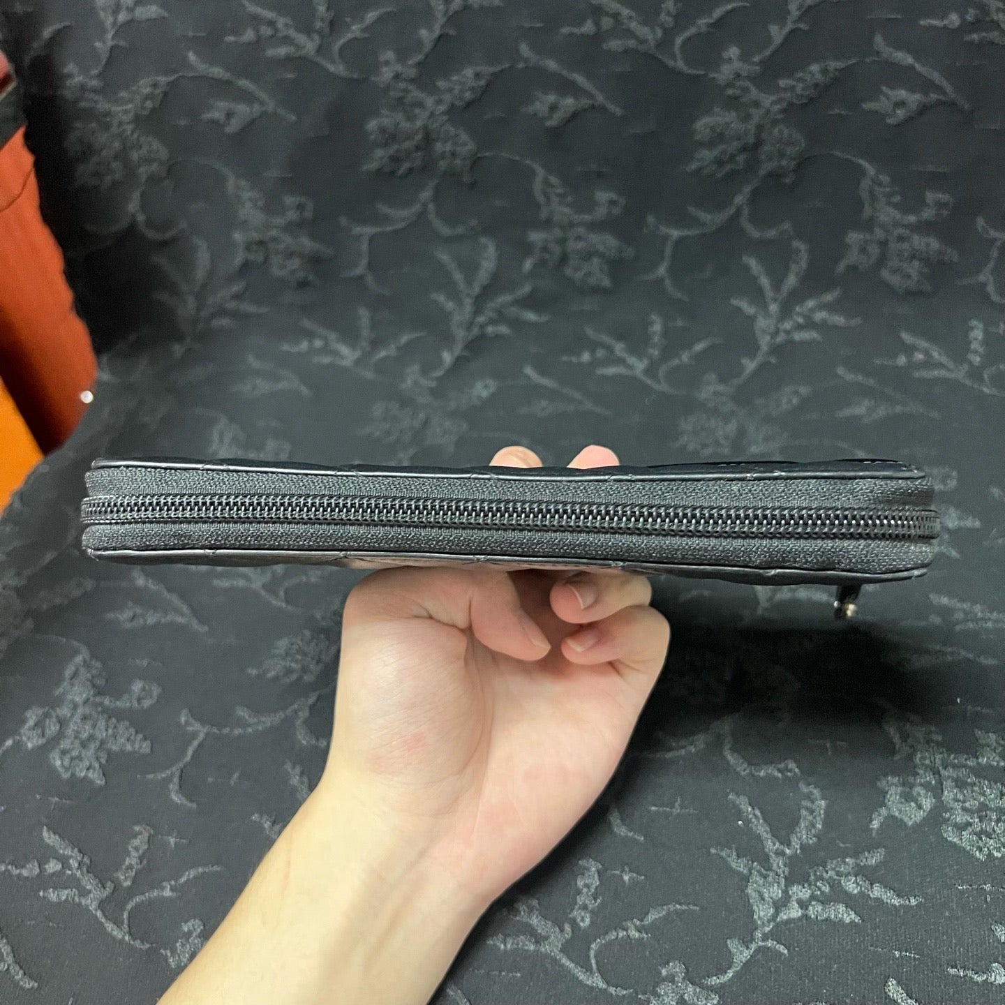 Chanel - Combon Wallet - Leather - Black - (Other)