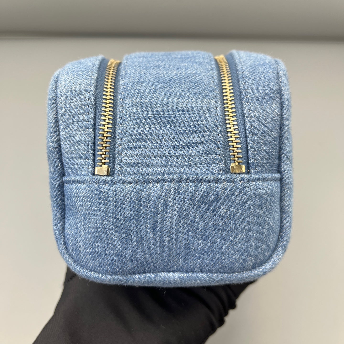 Chanel - Cosmetic Bag - Denim - Blue - (Small)