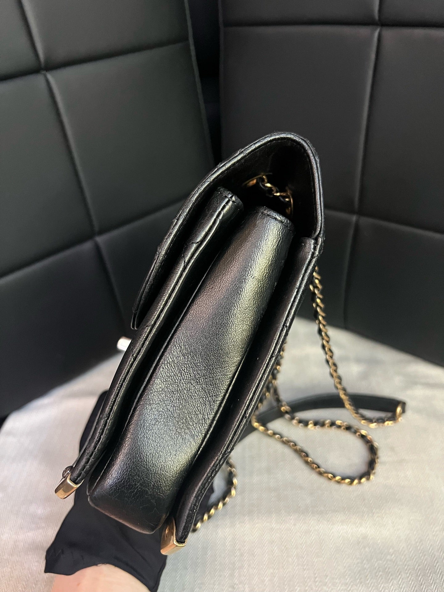Chanel - Court Collection - Leather - Black - (small)