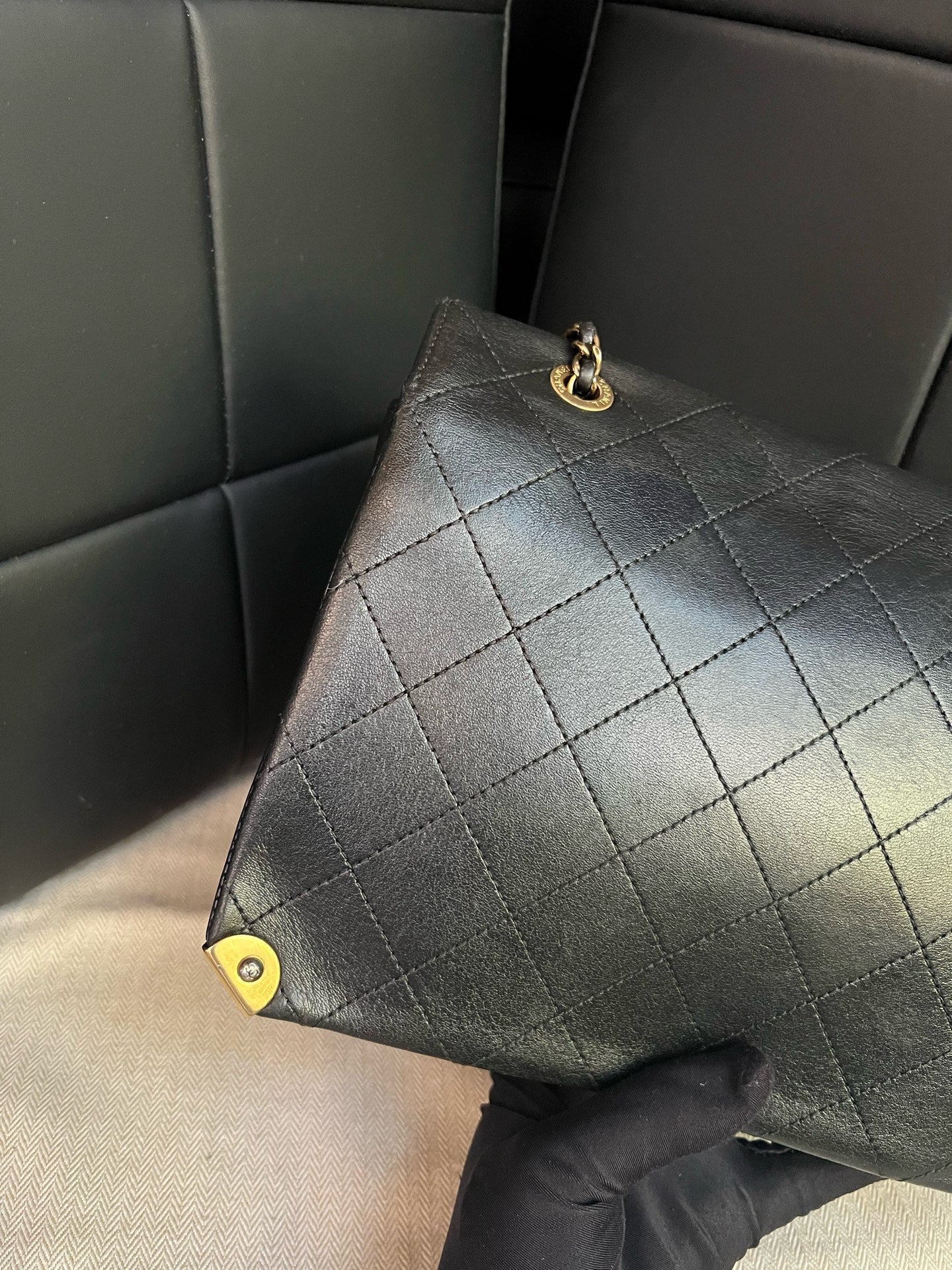 Chanel - Court Collection - Leather - Black - (small)