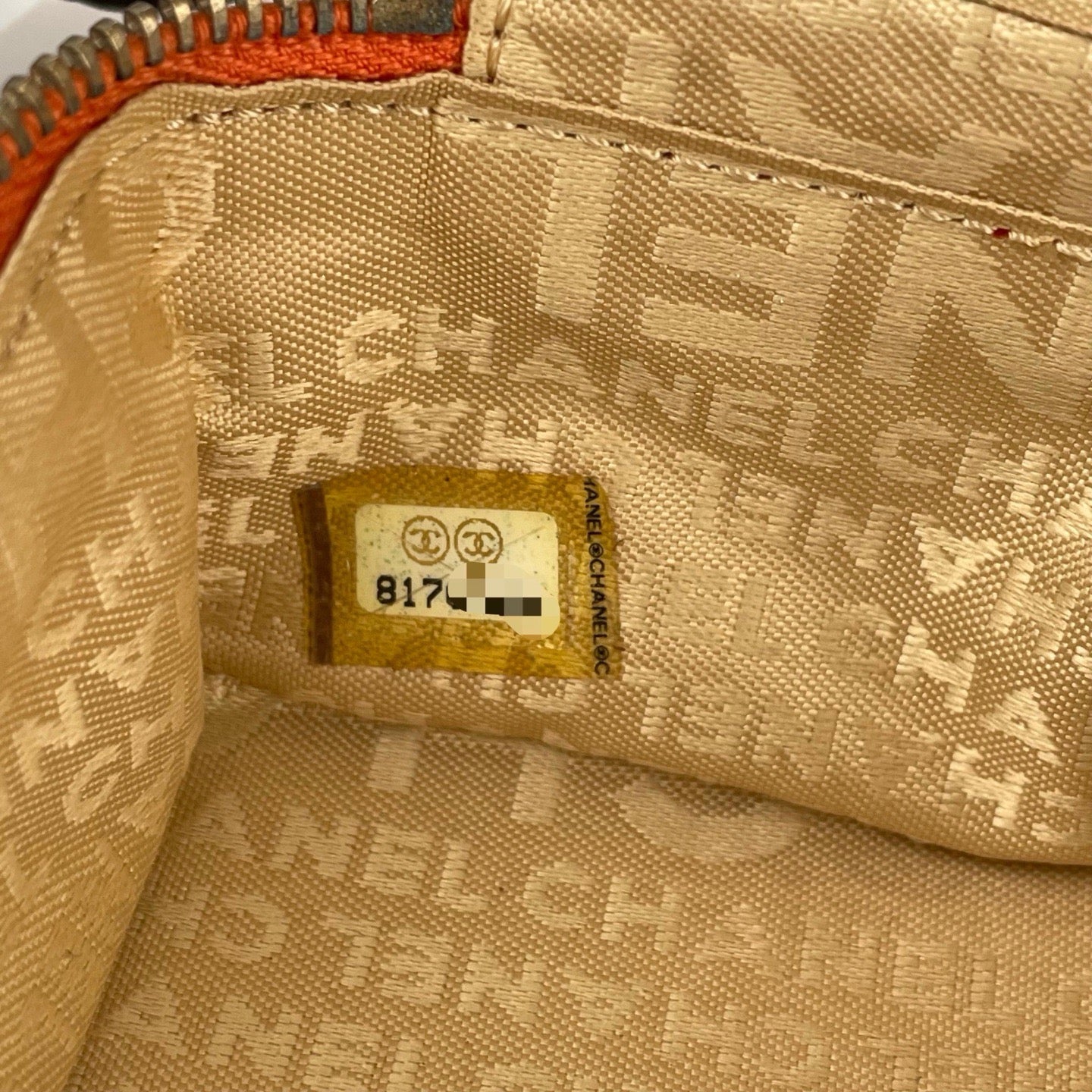 Chanel - Cube Vanity Case - Leather - Orange - (mini)