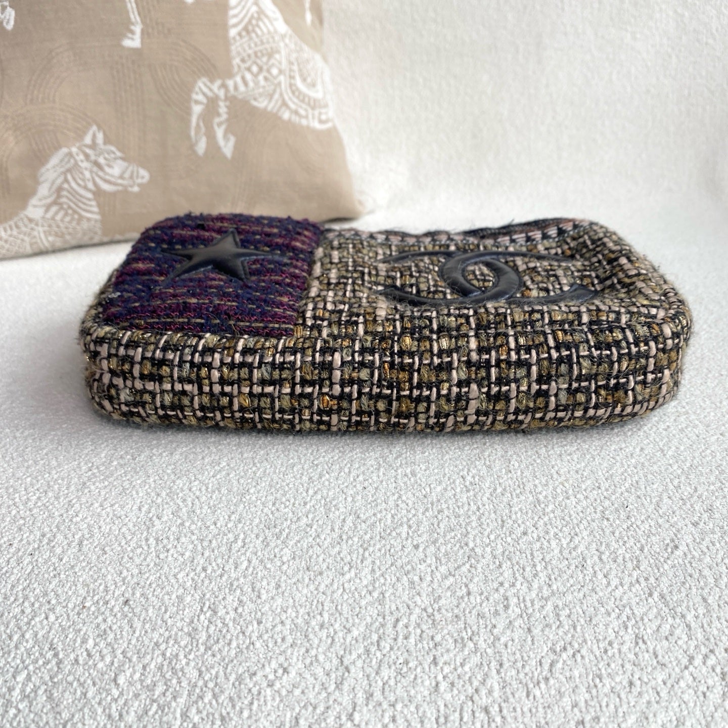 Chanel - Dallas Star Camera Bag - Tweed and leather - Multicolour - (small)