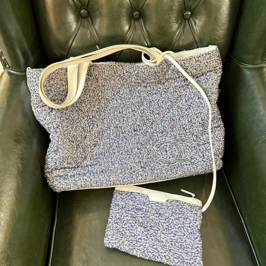 Chanel - Deauville Beach Tote - Tweed - Multicolour - (large)
