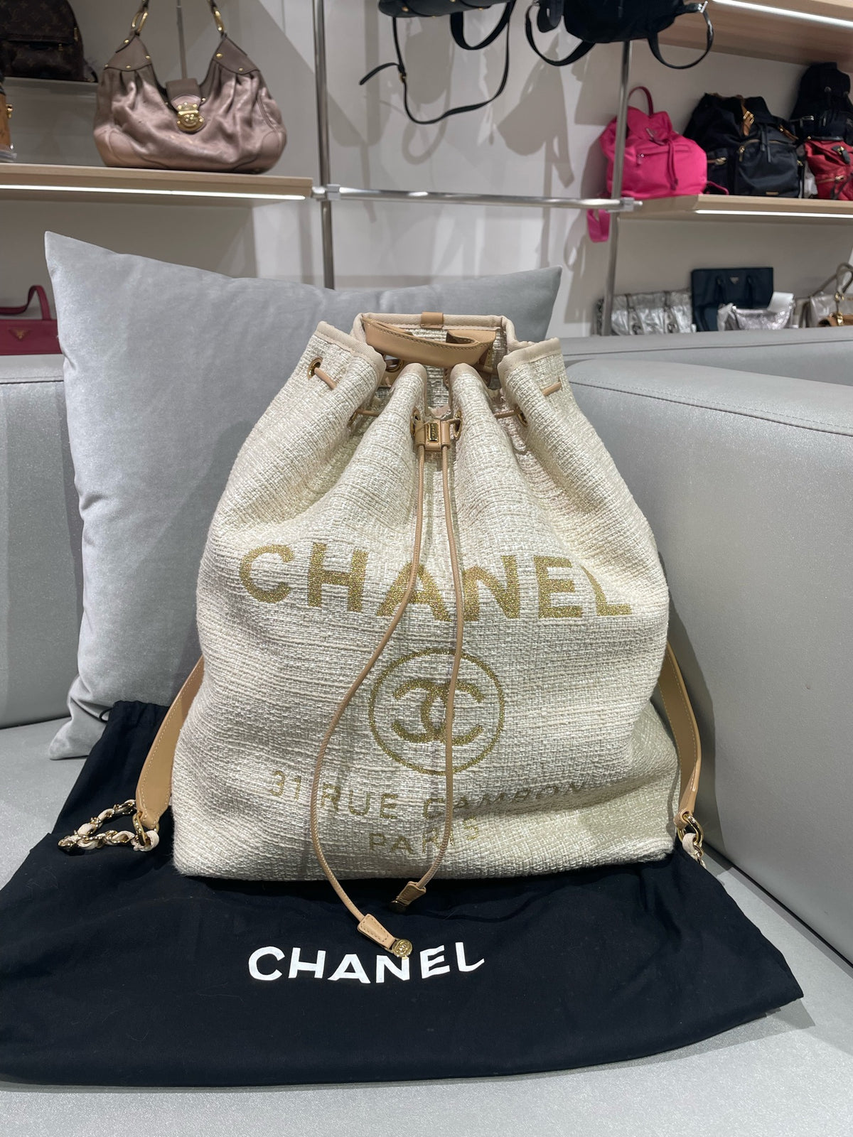 Chanel - Deauville - Cloth - Beige - (Other)