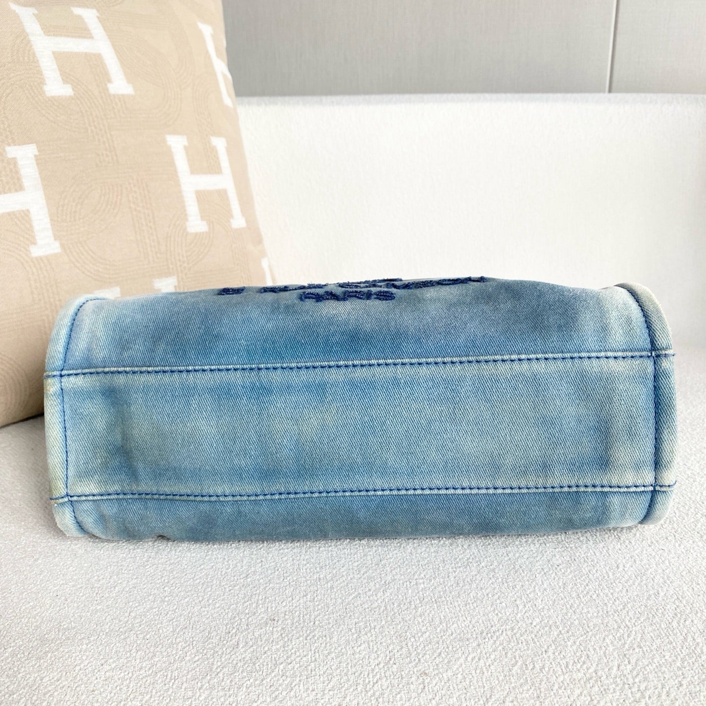 Chanel - Deauville - Cloth - Blue - (Large)