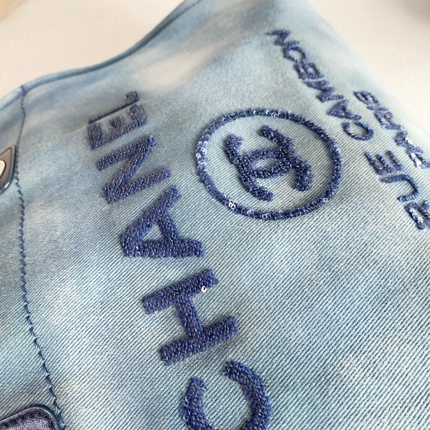 Chanel - Deauville - Cloth - Blue - (Large)