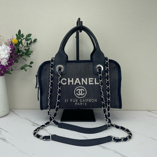 Chanel - Deauville - Cloth - Blue - (medium)