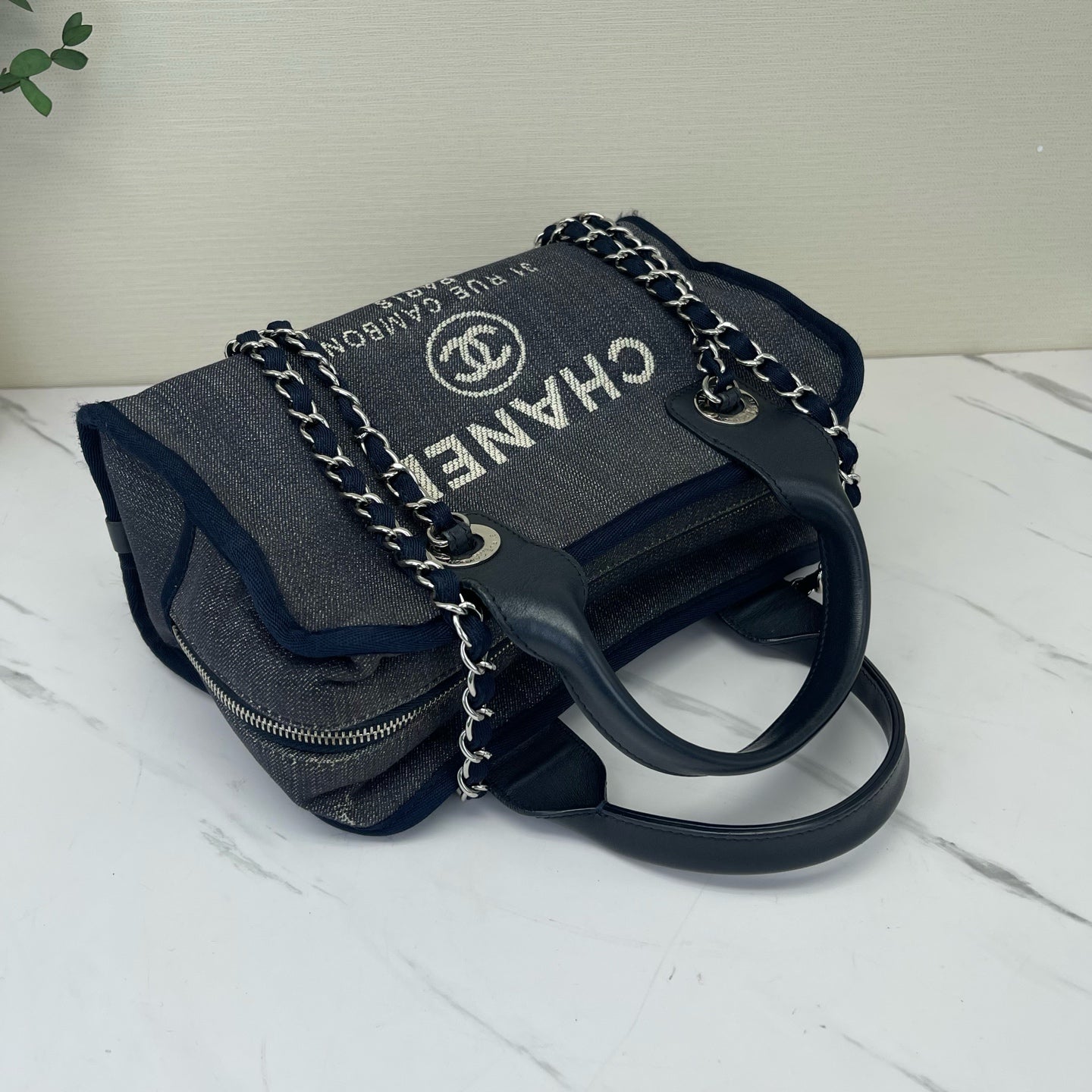 Chanel - Deauville - Cloth - Blue - (medium)
