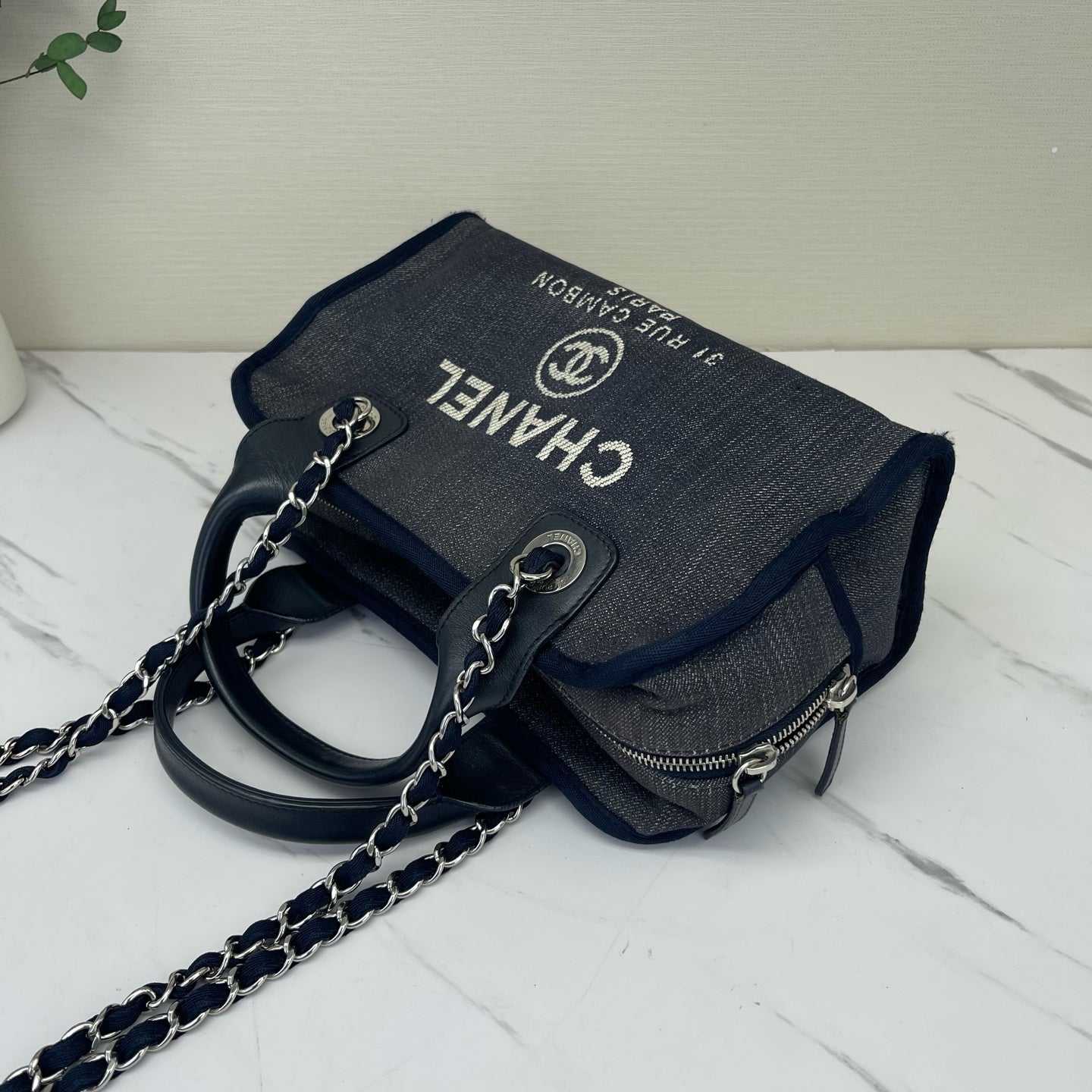 Chanel - Deauville - Cloth - Blue - (medium)