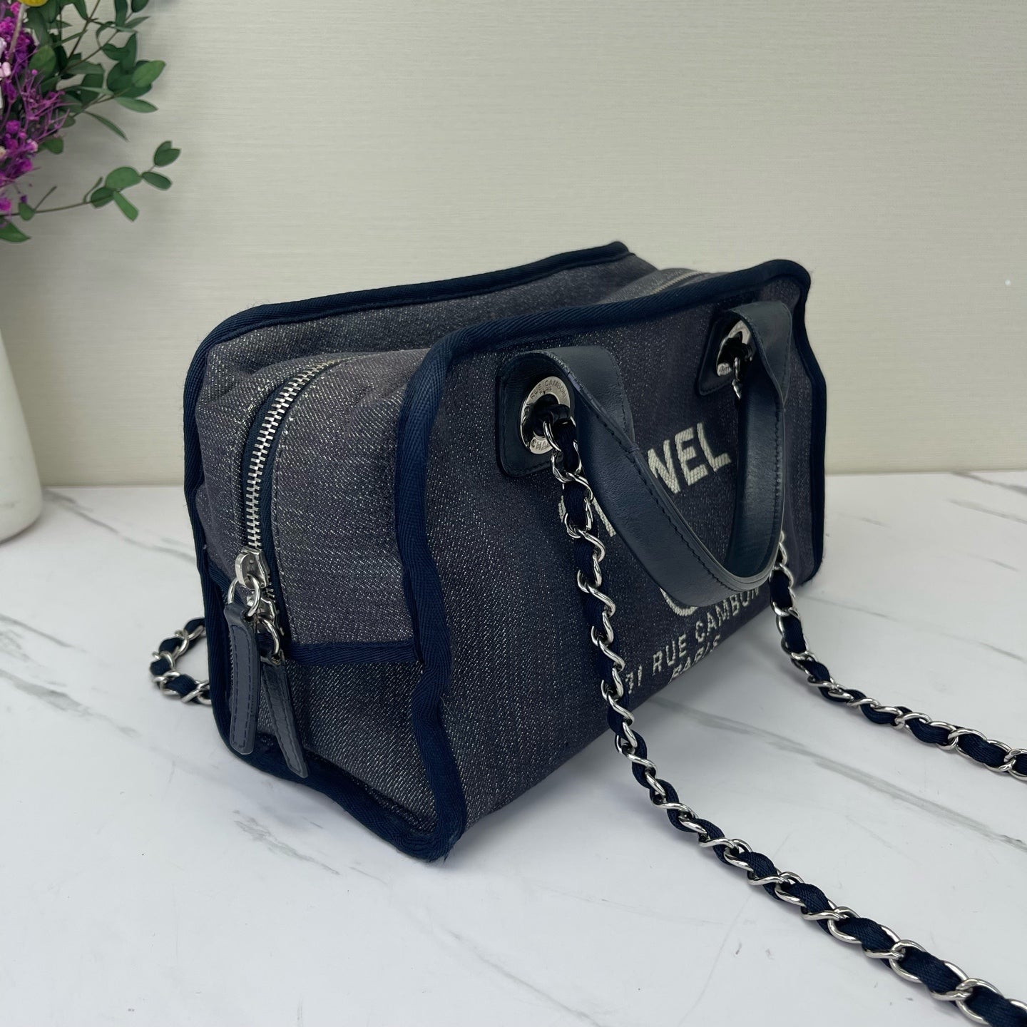 Chanel - Deauville - Cloth - Blue - (medium)