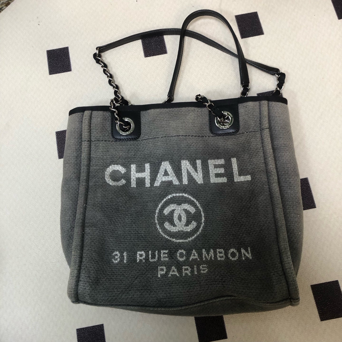 Chanel - Deauville - Denim - Jeans - Grey - (medium)
