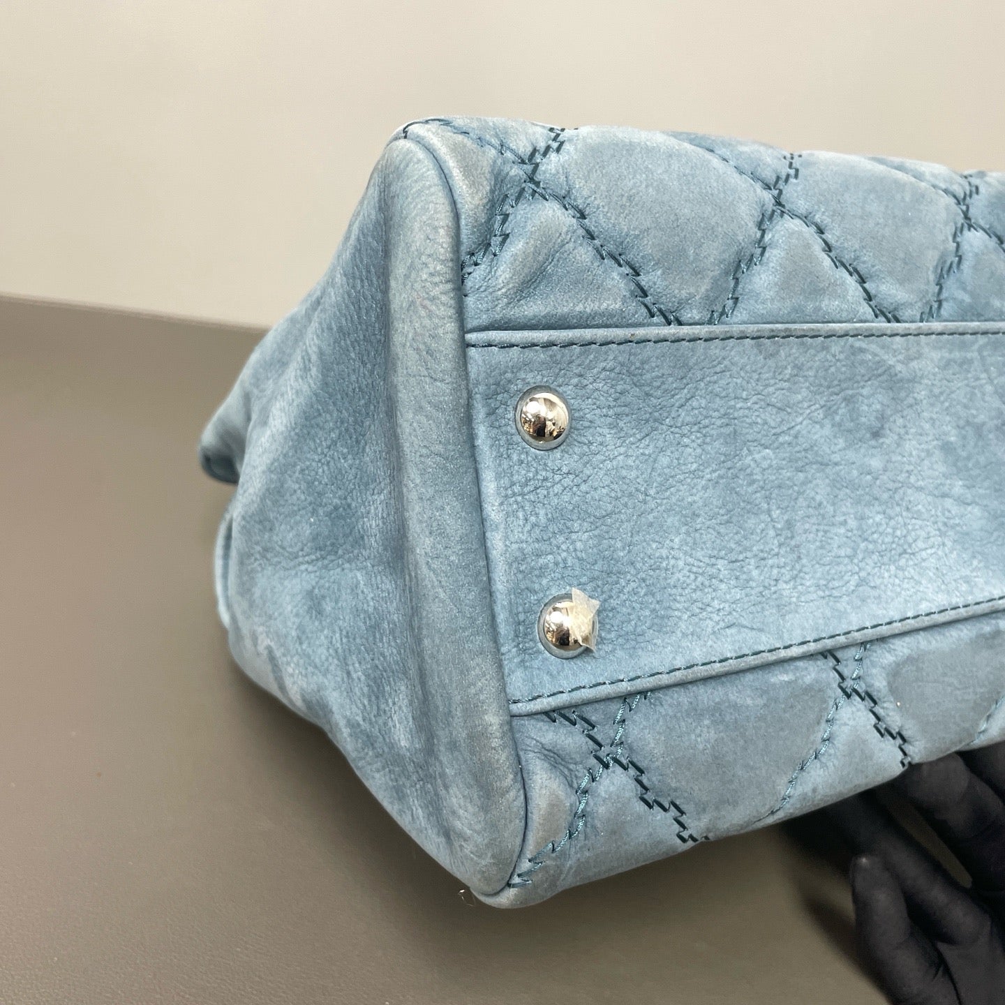 Chanel - Deauville - Suede - Blue - (medium)