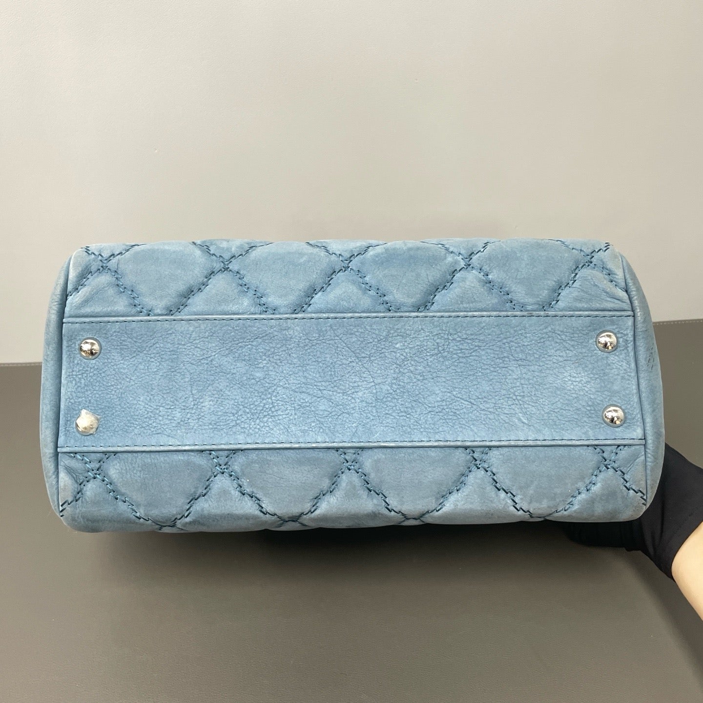 Chanel - Deauville - Suede - Blue - (medium)