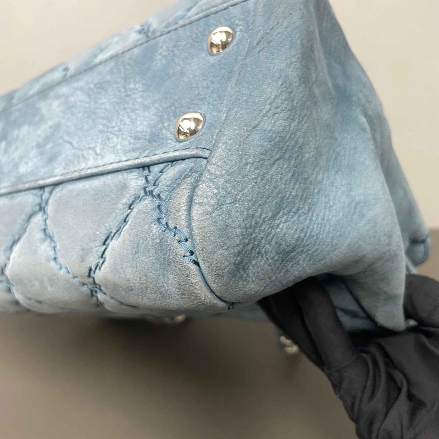 Chanel - Deauville - Suede - Blue - (medium)