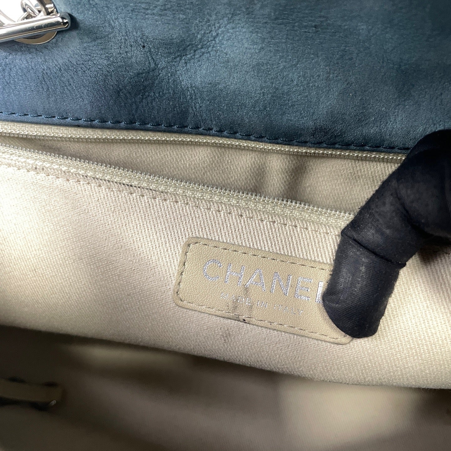 Chanel - Deauville - Suede - Blue - (medium)
