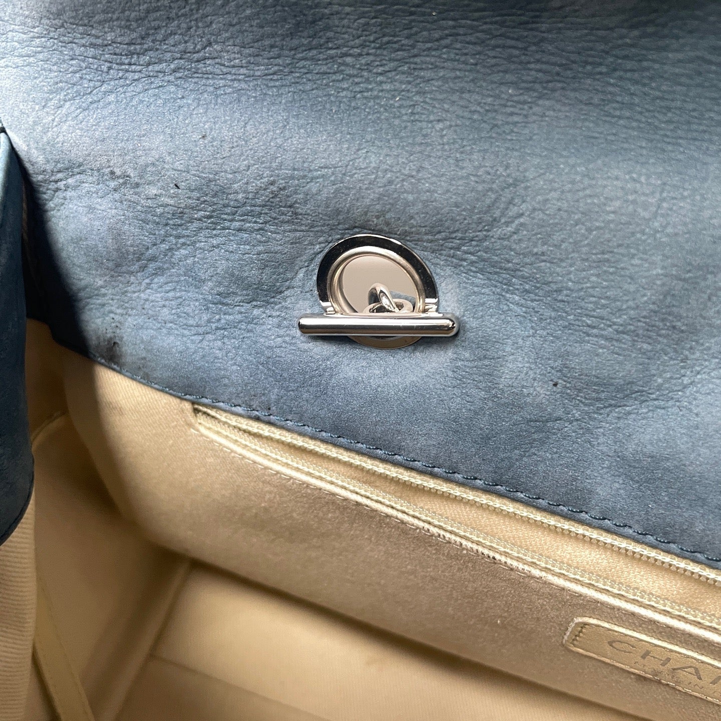 Chanel - Deauville - Suede - Blue - (medium)