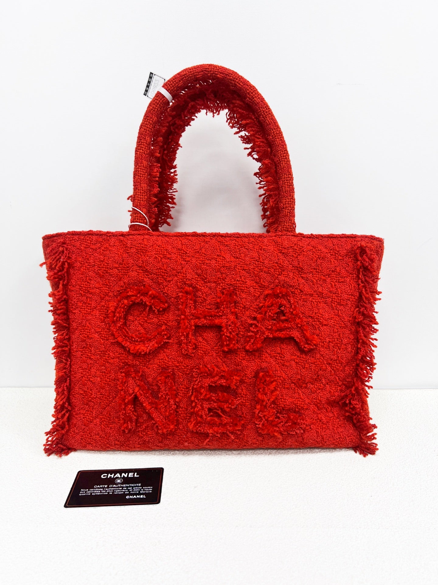 Chanel - Deauville - Tweed - Red - (medium)