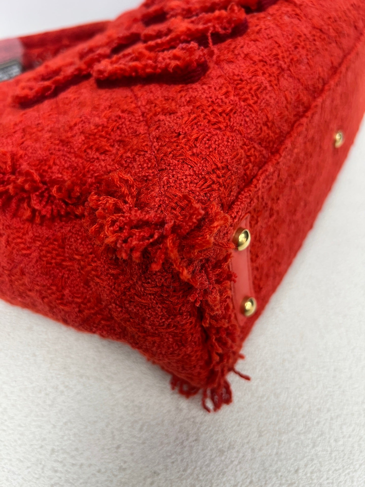 Chanel - Deauville - Tweed - Red - (medium)