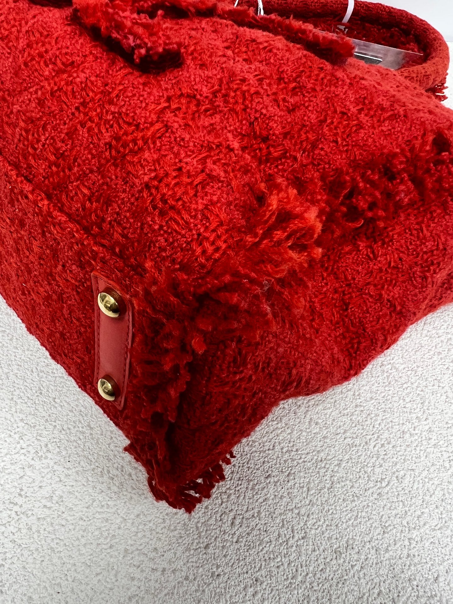 Chanel - Deauville - Tweed - Red - (medium)