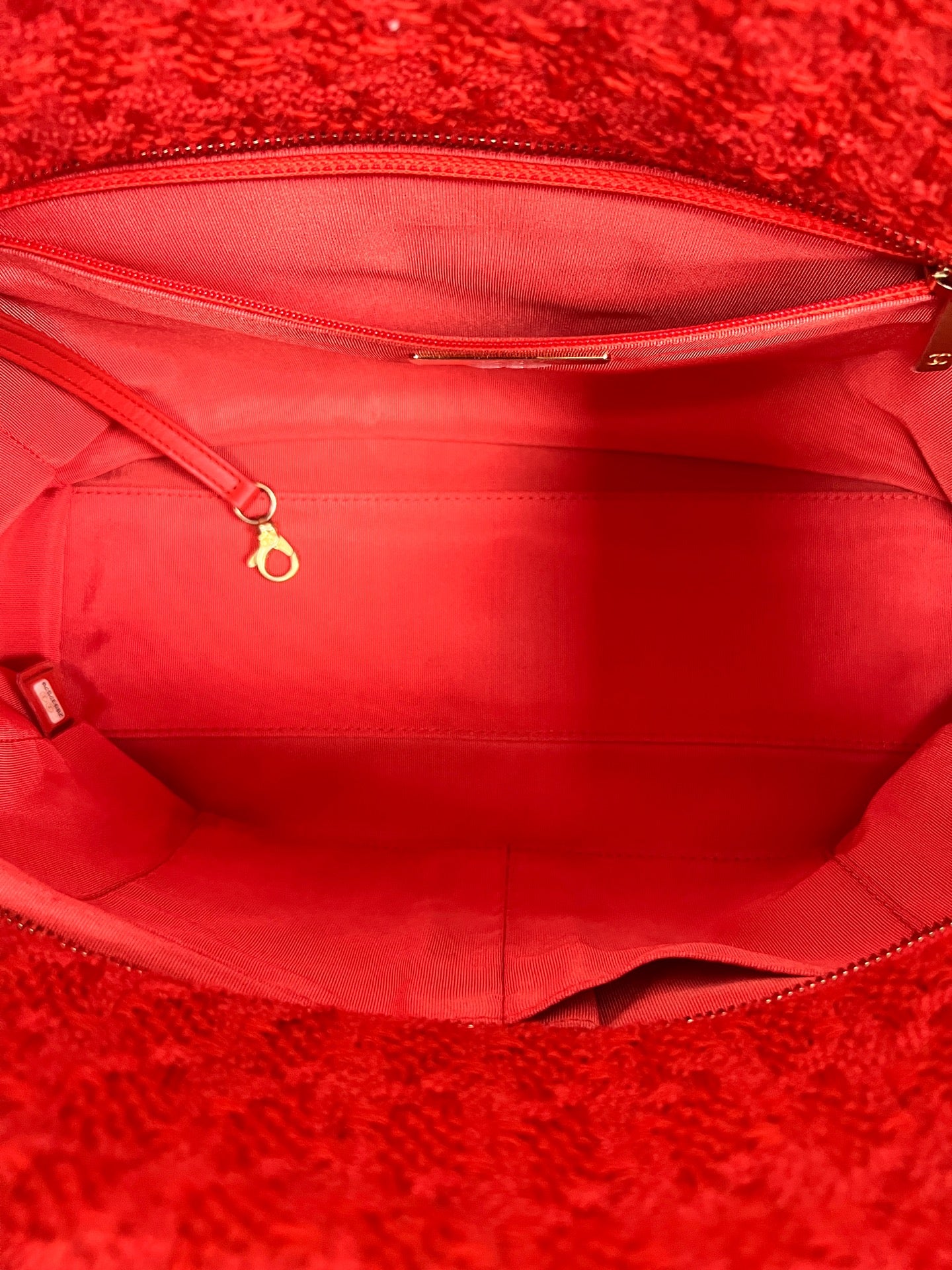 Chanel - Deauville - Tweed - Red - (medium)