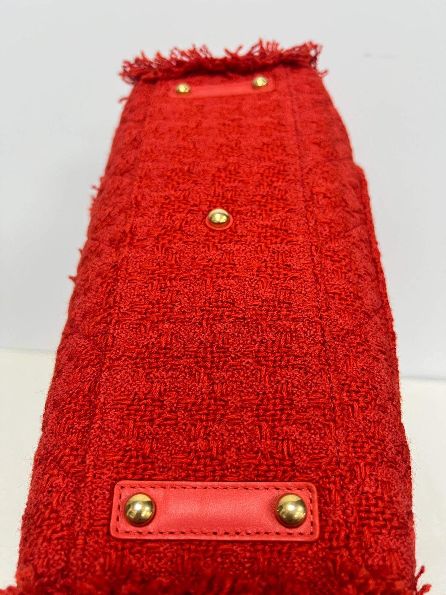 Chanel - Deauville - Tweed - Red - (medium)