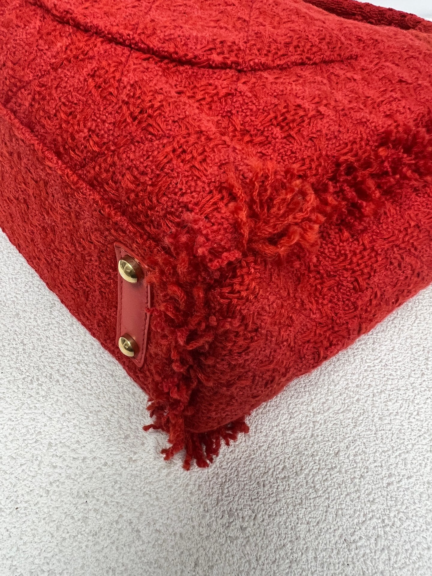 Chanel - Deauville - Tweed - Red - (medium)