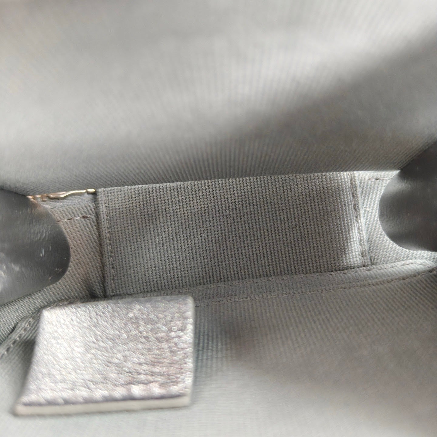 Chanel - Dice Bag - Lambskin leather - Silver - (mini)
