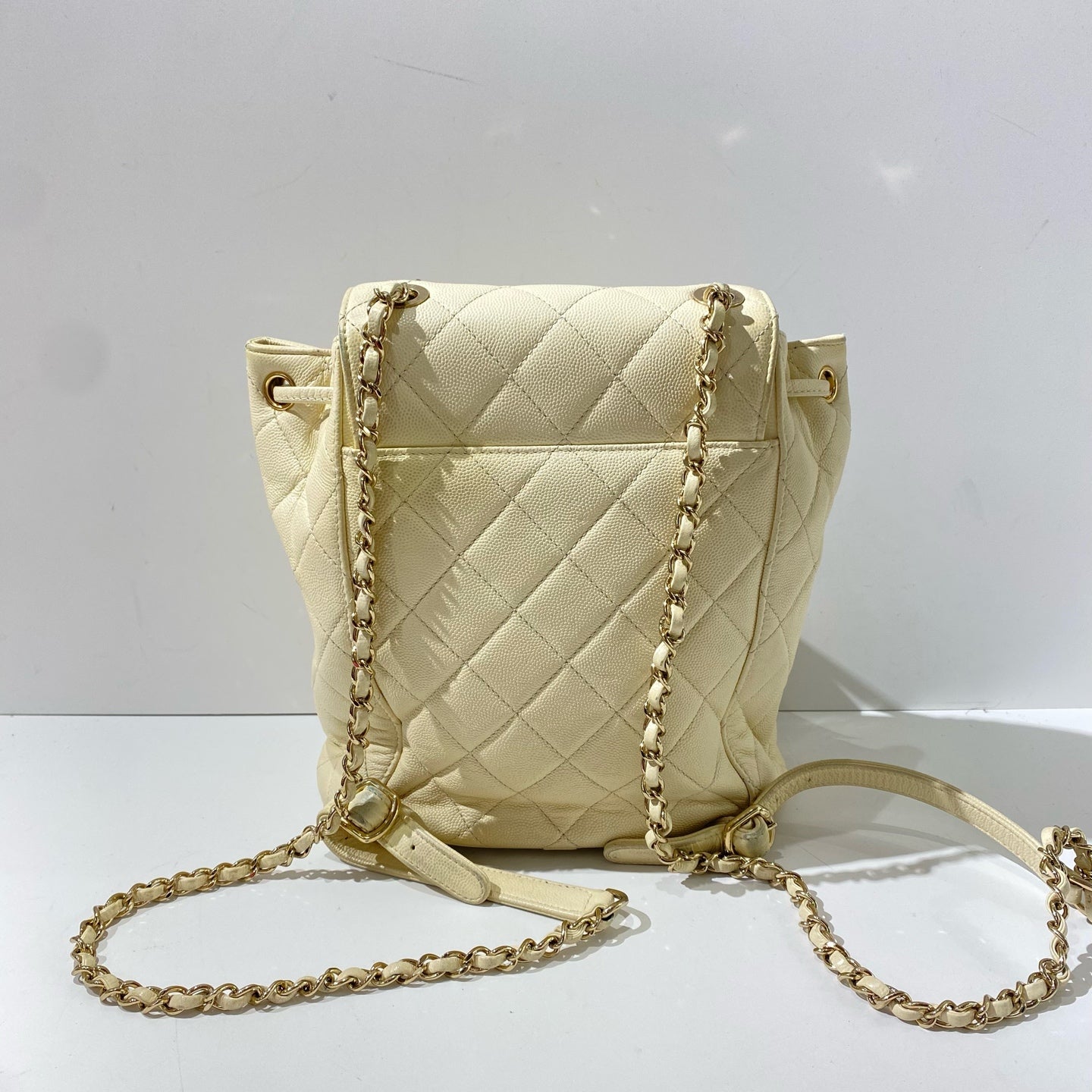 Chanel - Duma - Leather - Beige - (small)
