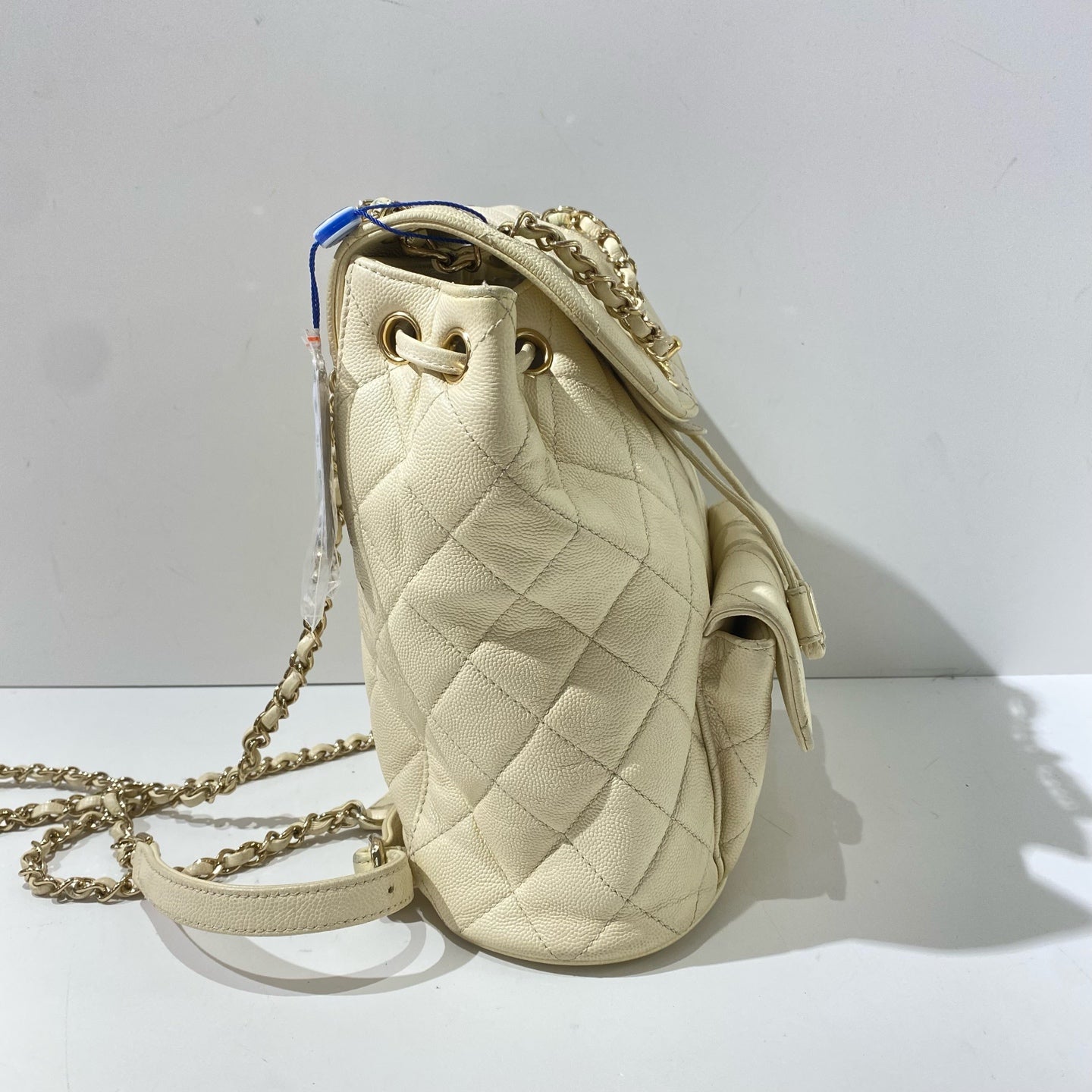 Chanel - Duma - Leather - Beige - (small)