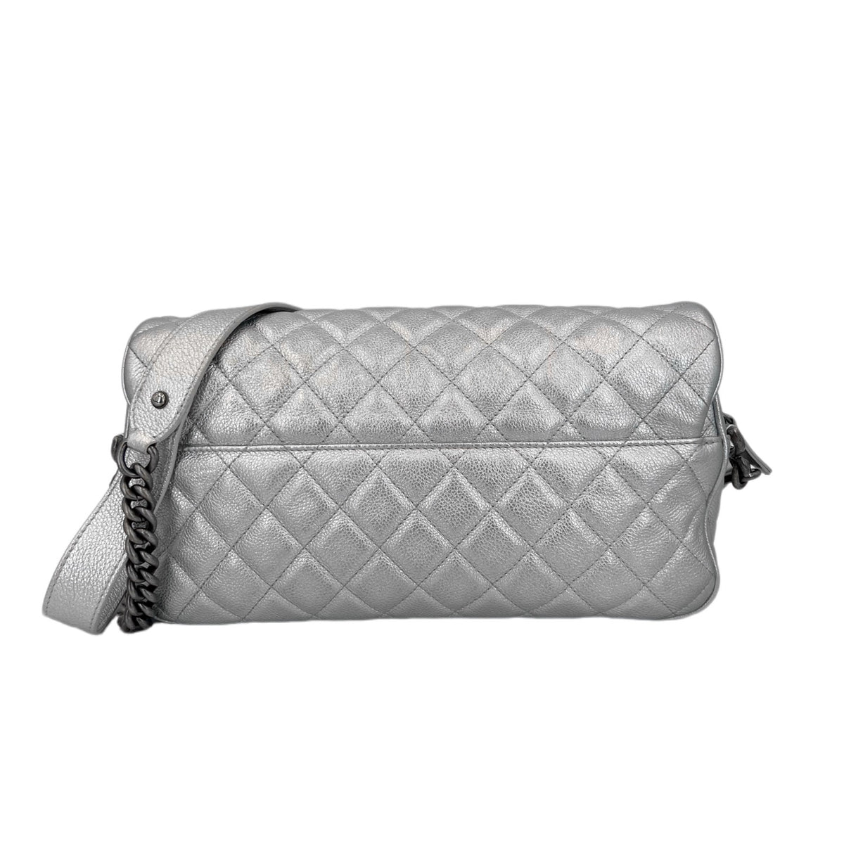 Chanel - Easy CF - Leather - Silver - (large)