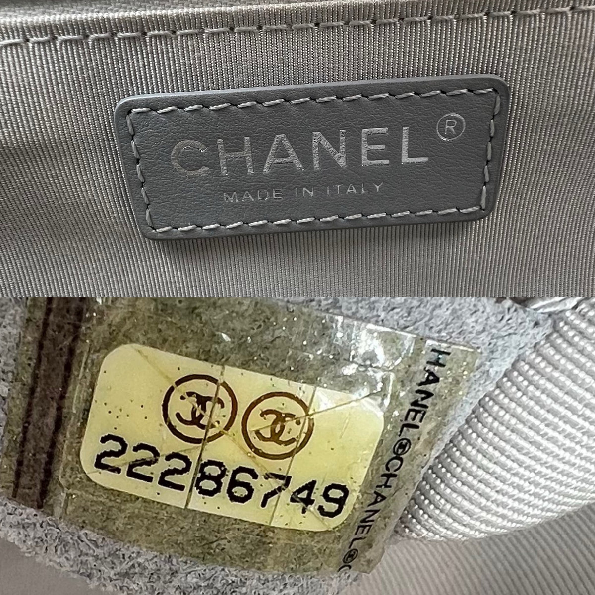 Chanel - Easy CF - Leather - Silver - (large)