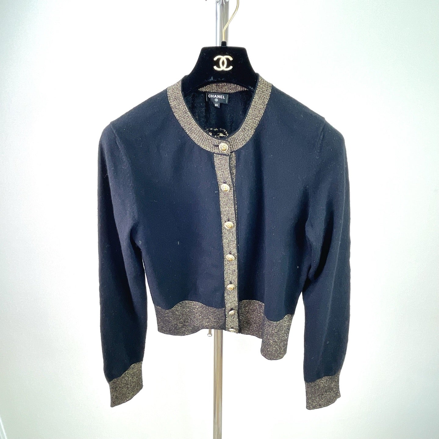 Chanel - Egypt Series - Cashmere - Black - (38)
