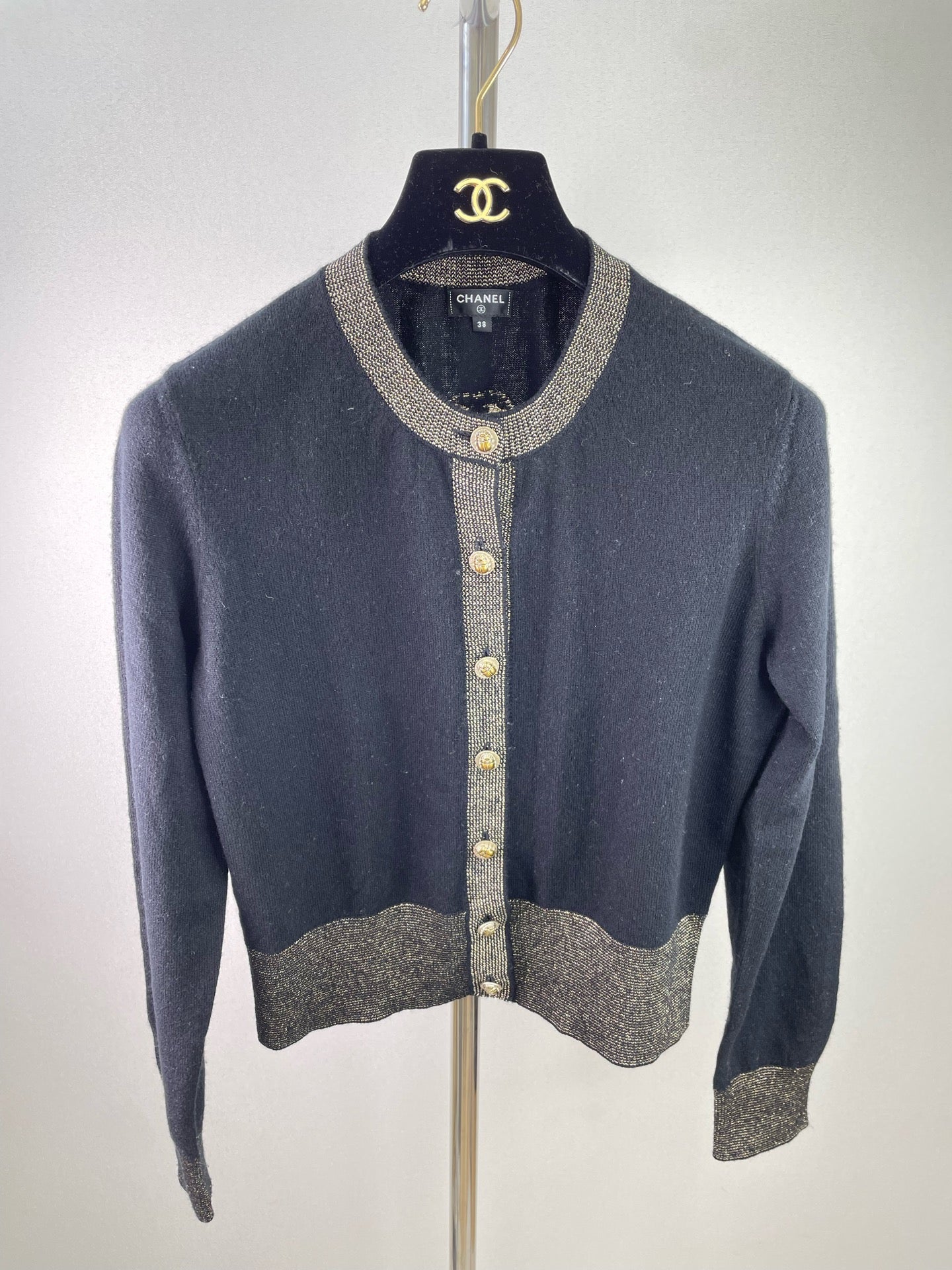 Chanel - Egypt Series - Cashmere - Black - (38)