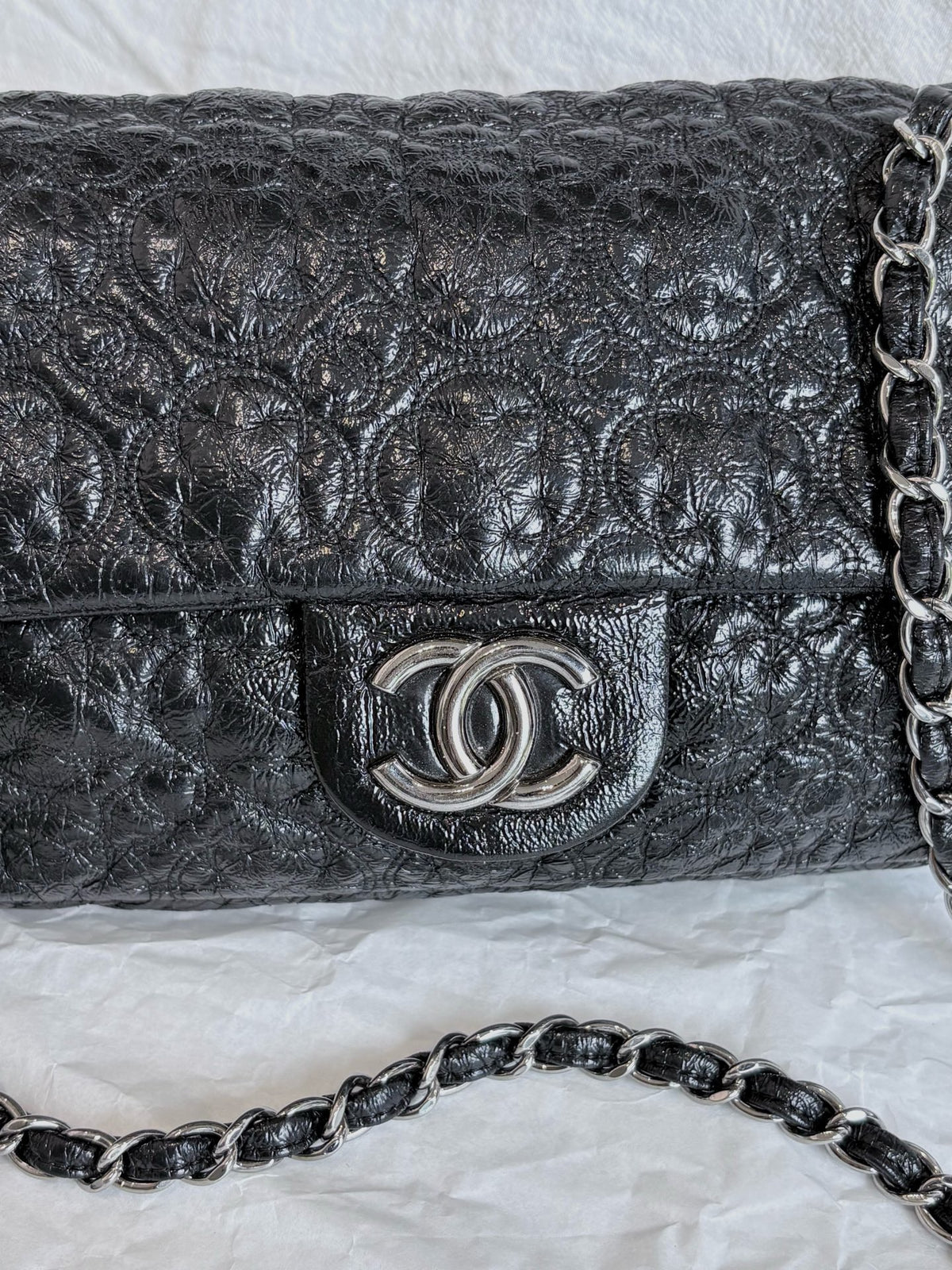 Chanel - Flap Bag - Leather - Black - (small)