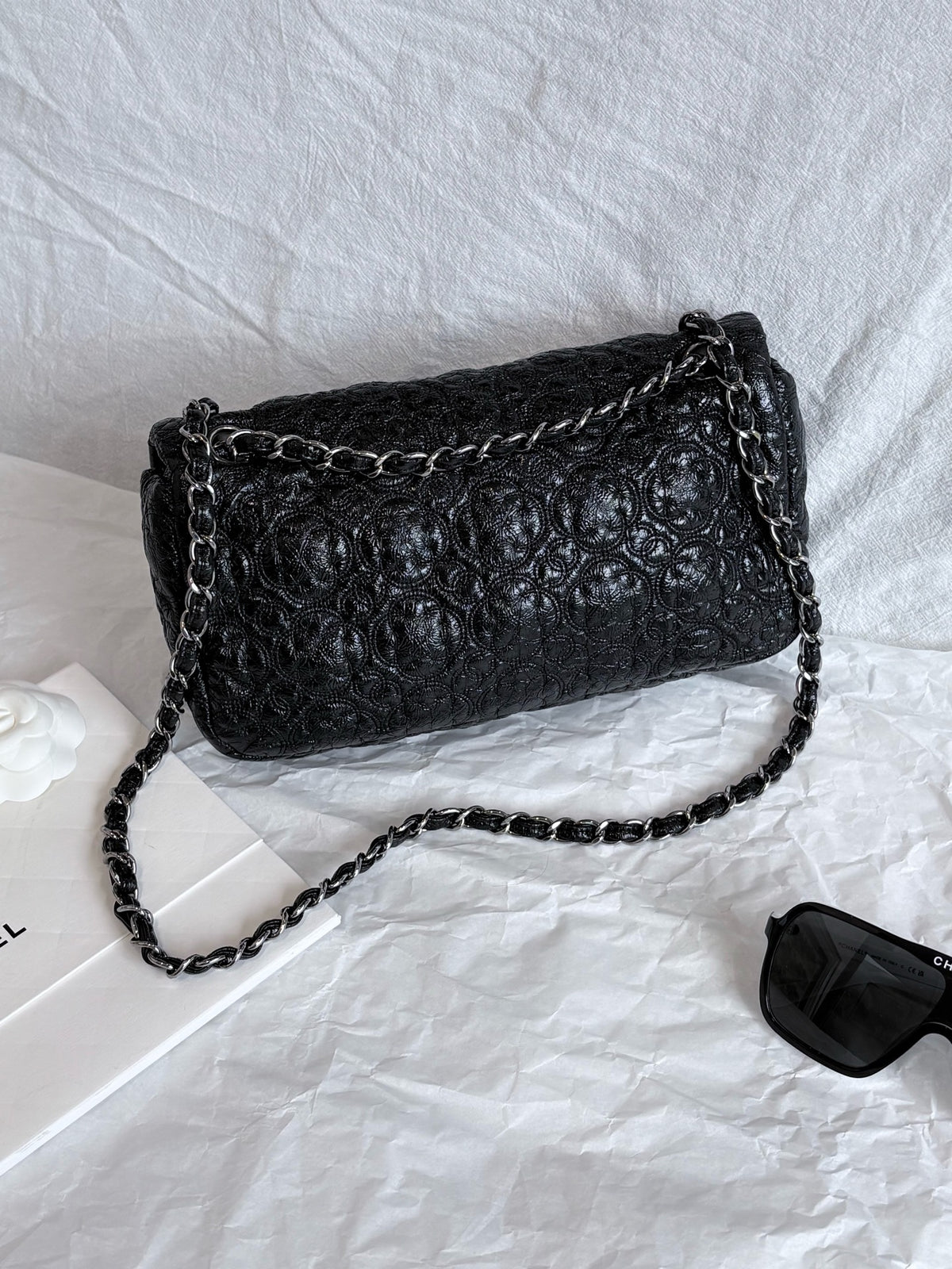 Chanel - Flap Bag - Leather - Black - (small)