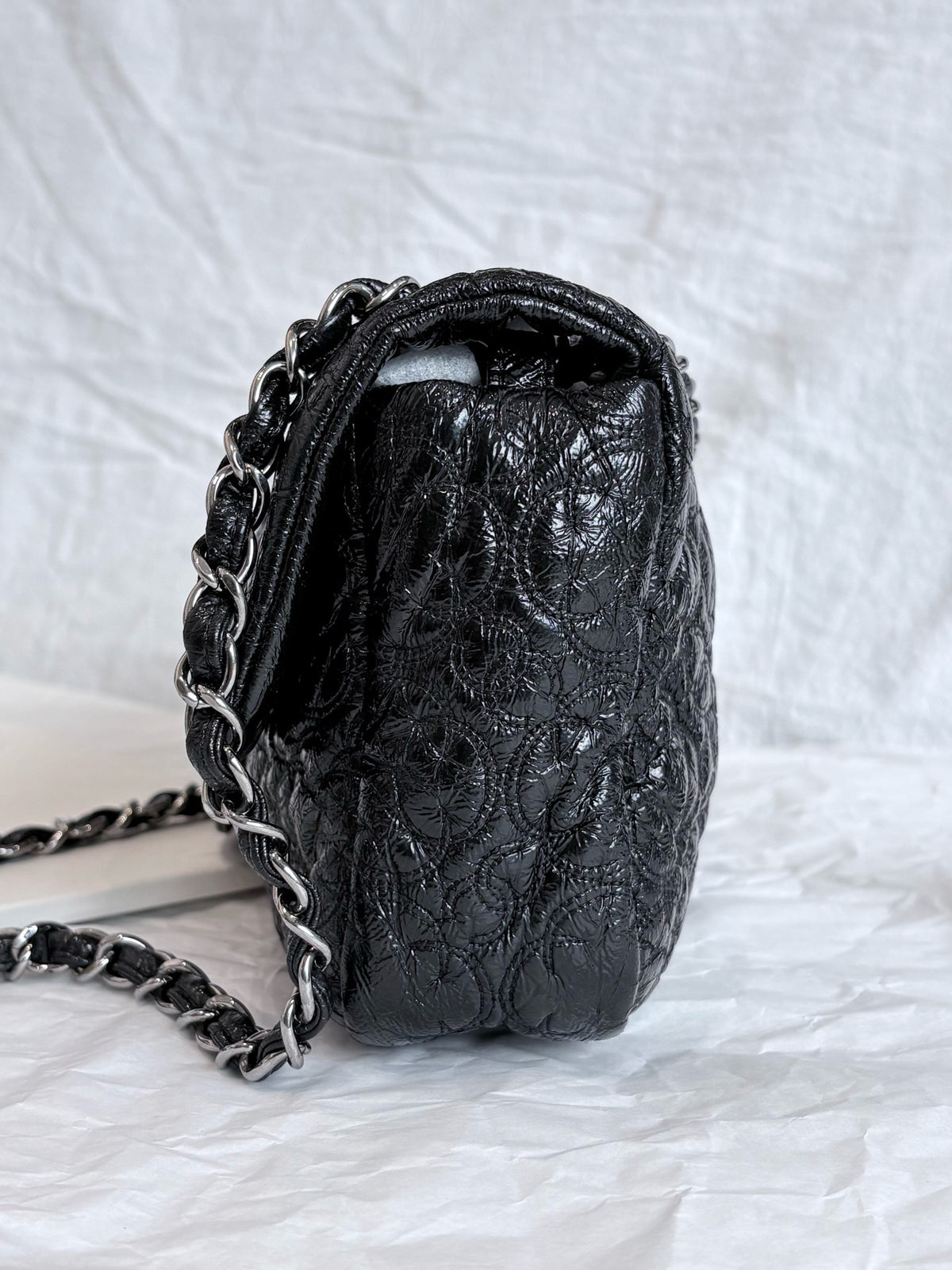 Chanel - Flap Bag - Leather - Black - (small)