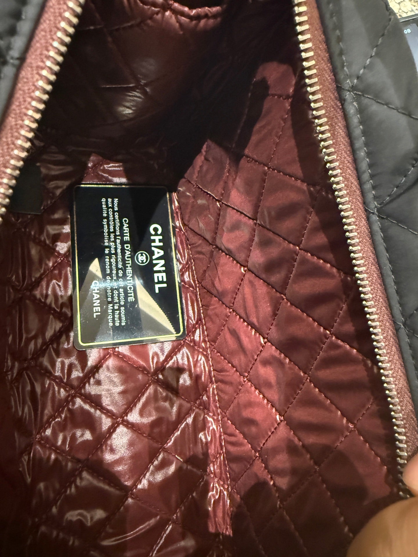 Chanel - Flap Bag - Polyester - Black - (Other)