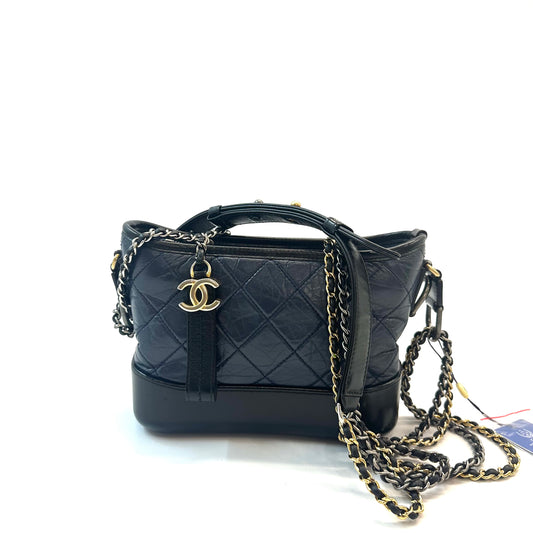 Chanel - Gabrielle - Leather - Navy