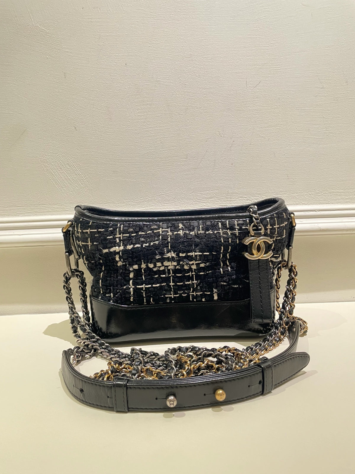 Chanel - Gabrielle 26 - Tweed - Black - (medium)