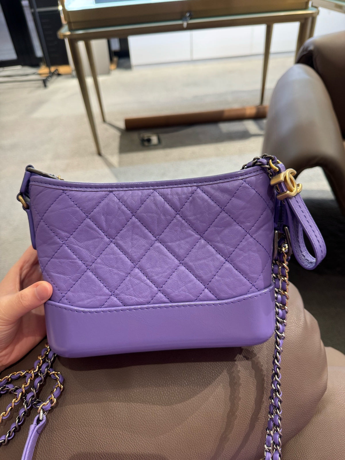 Chanel - Gabrielle 29 - Leather - Purple - (29)