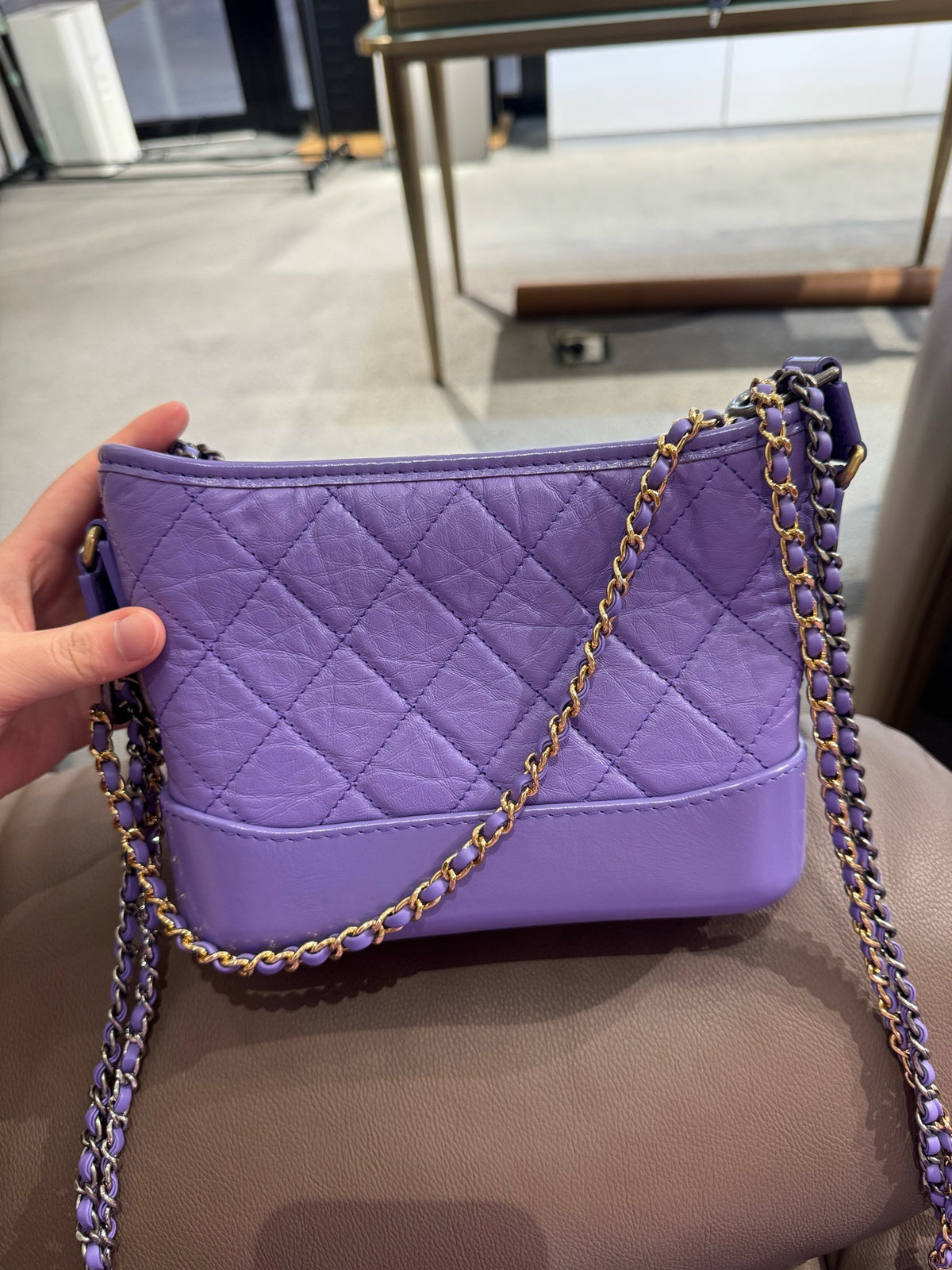 Chanel - Gabrielle 29 - Leather - Purple - (29)
