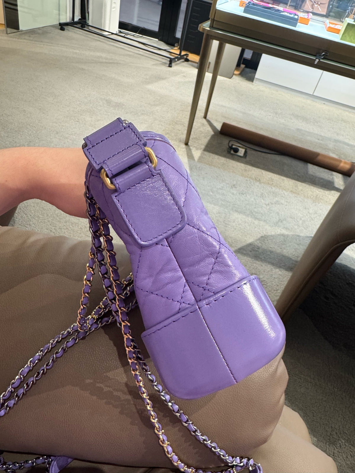 Chanel - Gabrielle 29 - Leather - Purple - (29)