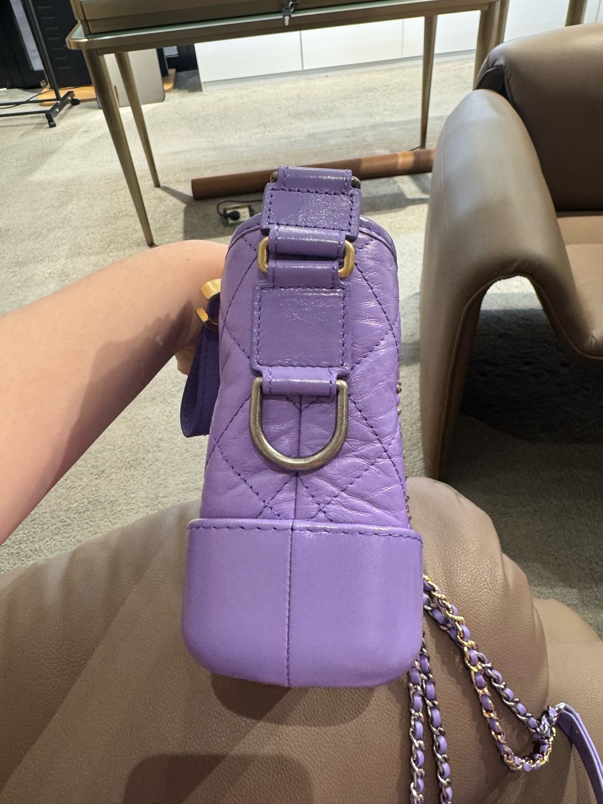 Chanel - Gabrielle 29 - Leather - Purple - (29)