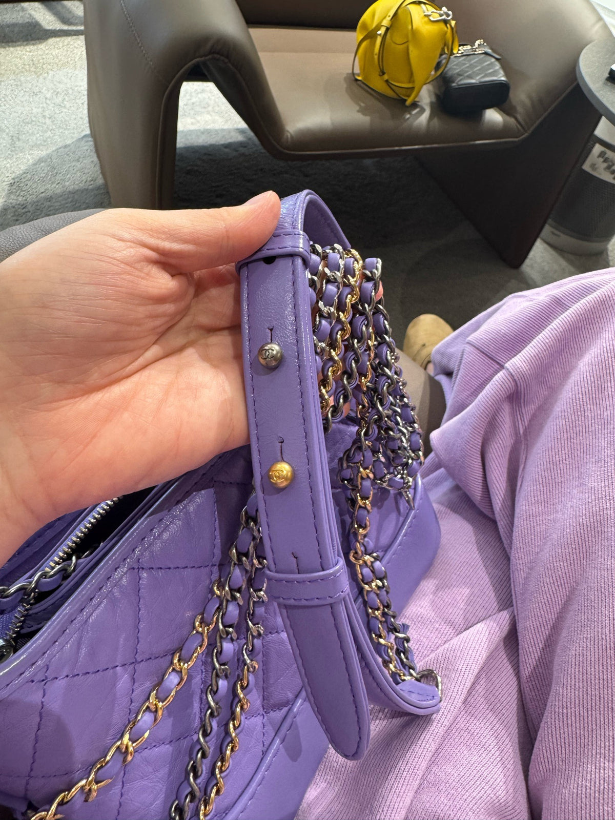 Chanel - Gabrielle 29 - Leather - Purple - (29)