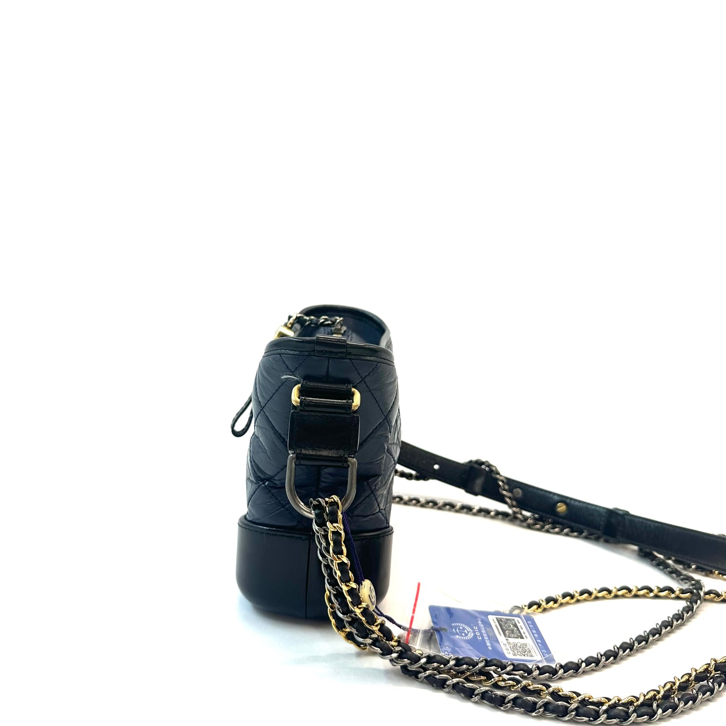 Chanel - Gabrielle - Leather - Navy