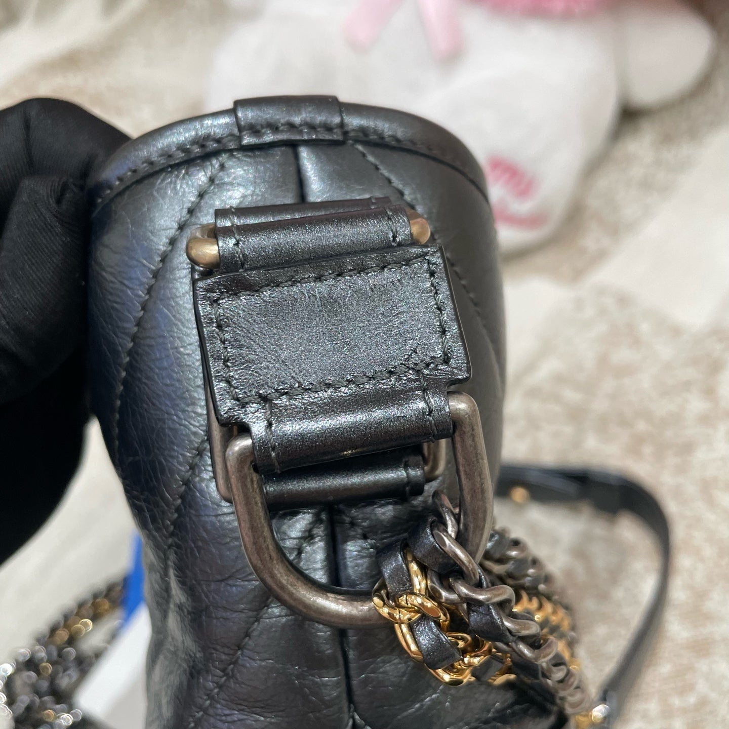 Chanel - Gabrielle - Leather - Grey