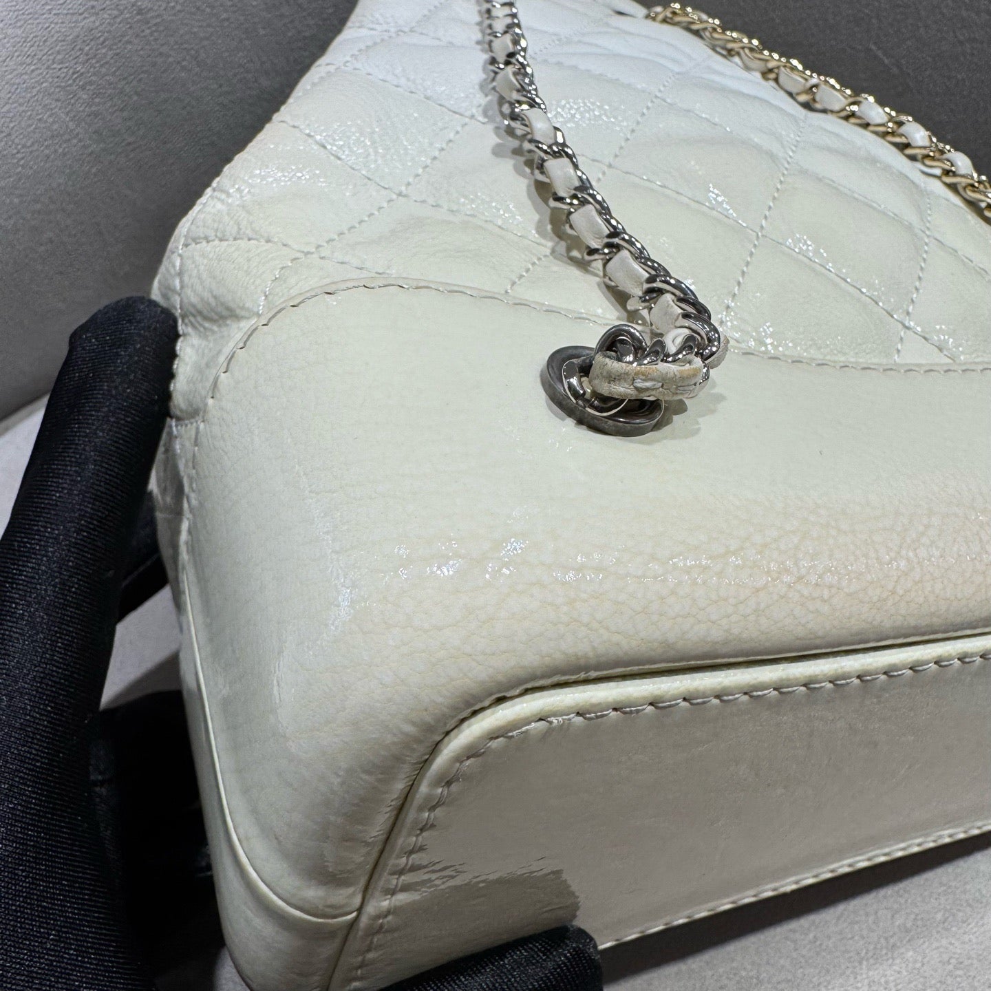 Chanel - Gabrielle Backpack - Aged calfskin and smooth leather - Beige - (Small)