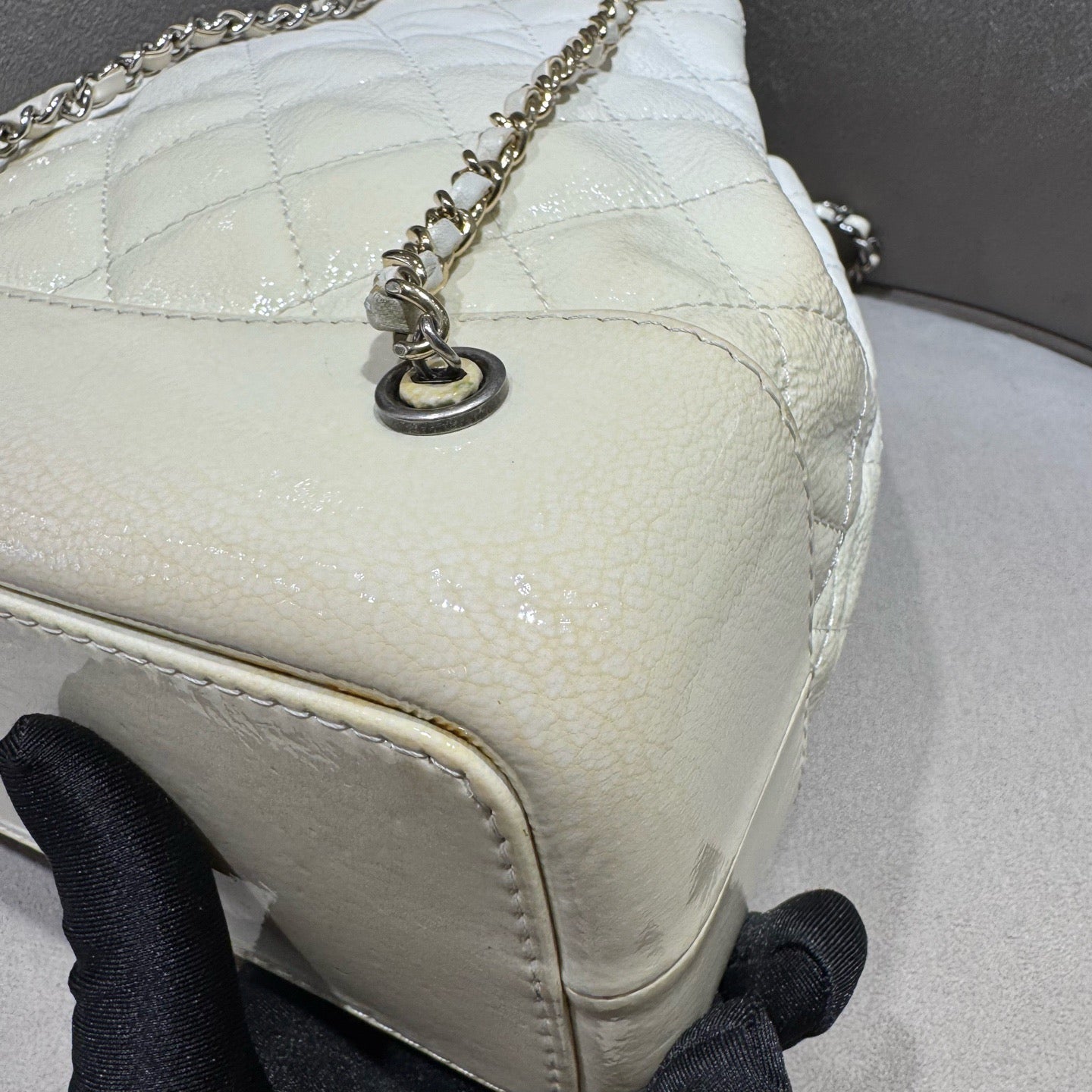 Chanel - Gabrielle Backpack - Aged calfskin and smooth leather - Beige - (Small)