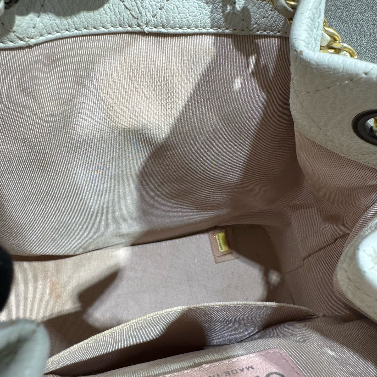Chanel - Gabrielle Backpack - Aged calfskin and smooth leather - Beige - (Small)